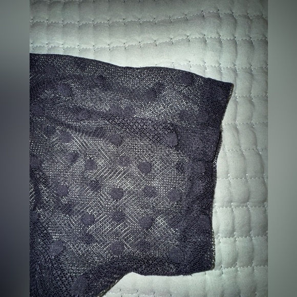 Sebastian Sheer Black Polka Dot Top. Men’s but Unisex IMO Size Medium EUC - Picture 7 of 11